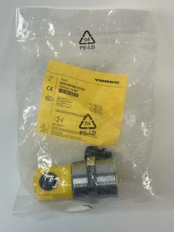 Датчик приближения Turck Bi25-G47SR-FZ3X2 Proximity Sensor Switch — фото лота 1
