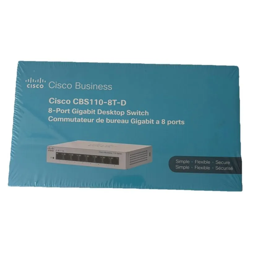 Коммутатор Cisco Business CBS110-8T-D Unmanaged Switch, 8 Port GE, Desktop