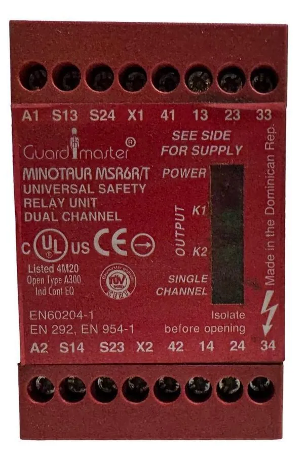 Реле безопасности Allen-Bradley Guard Master MSR6R/T 24VAC Universal Safety Rela