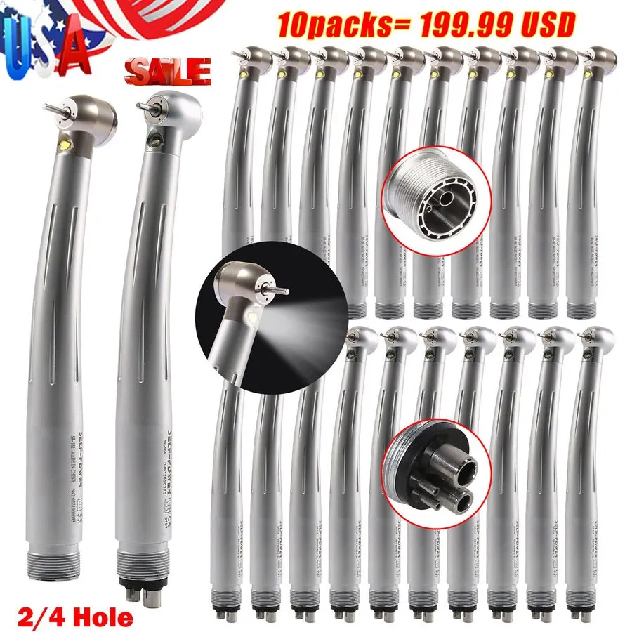 Стоматологический наконечник Dental Fiber Optic LED E-generator high speed handp