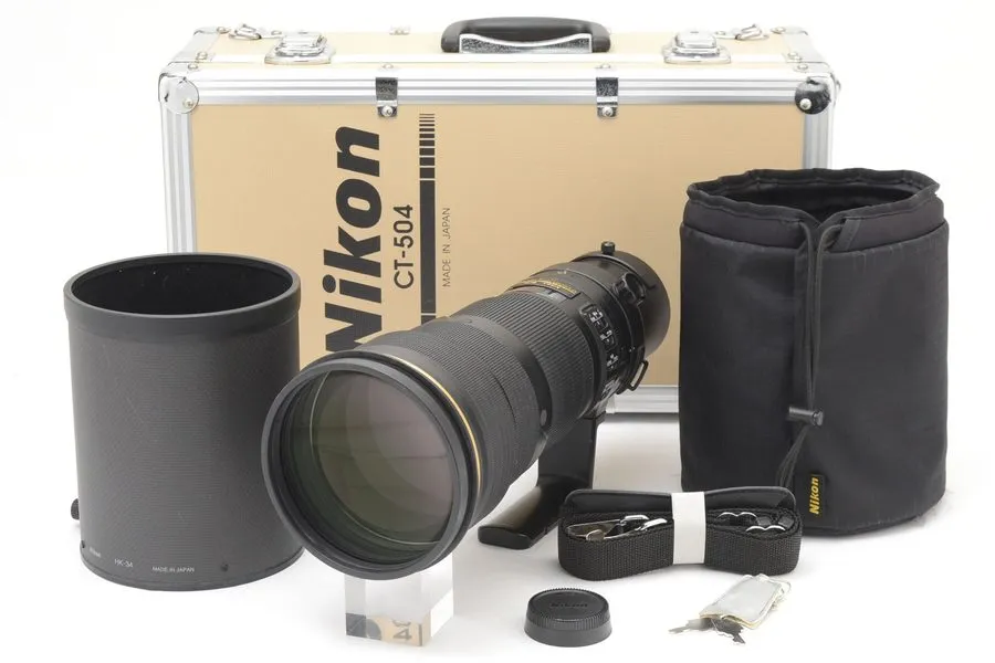 Объектив Nikon AF-S Nikkor 500mm f/4 F4 G ED VR SWM N Lens, w/ CT-504 Case — фото лота 1