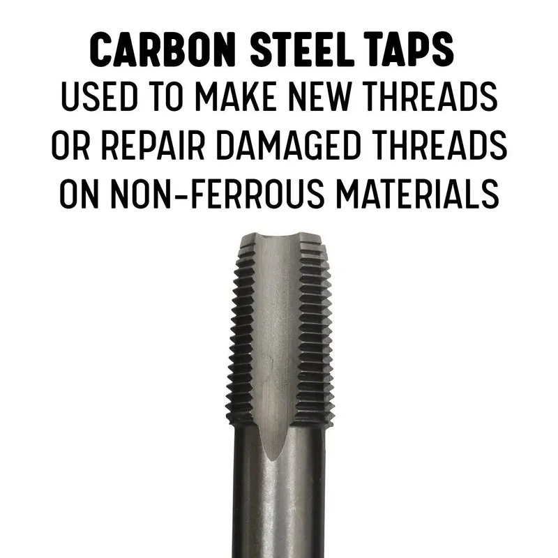 Режущий инструмент Drill America Carbon Steel NPT Pipe Tap Set 1/4" (DWTPT1/4-1- — фото лота 1