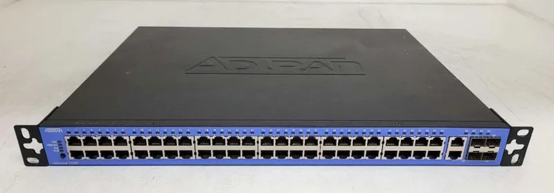 Коммутатор ADTRAN 1238P 2nd Gen 1702599G1 48 PORT FE POE L2/L3 SWITCH 2x1GB 4xSF