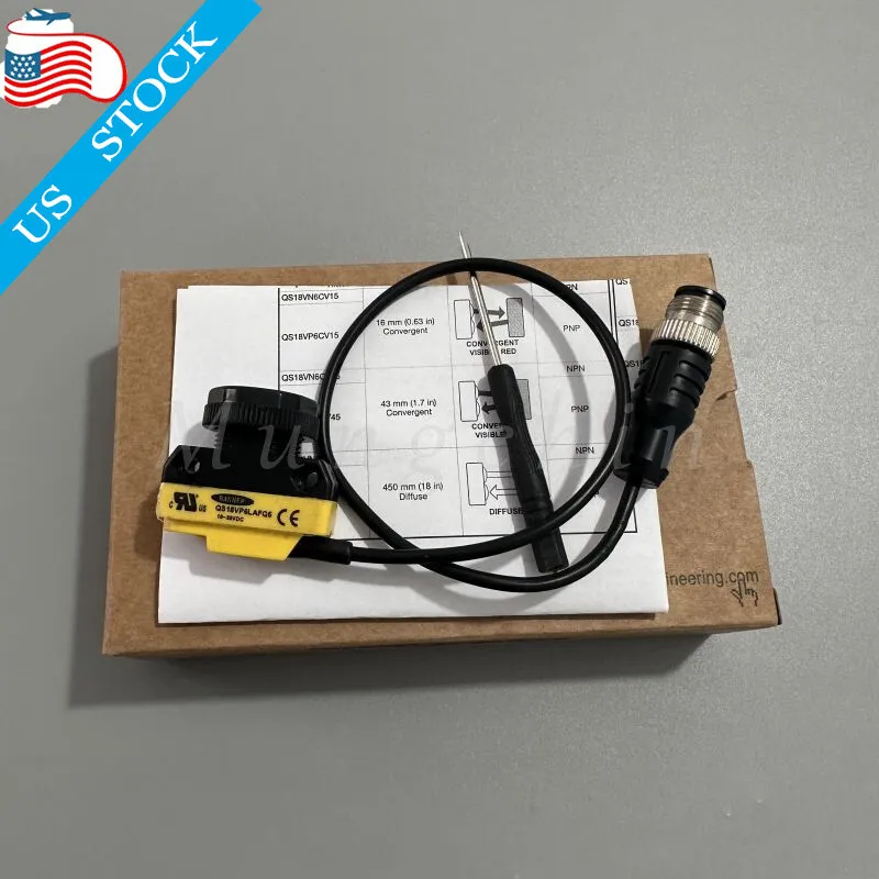 Фотоэлектрический датчик Banner QS18VP6LAFQ5 Photoelectric Sensor 10-30 VDC (TBI