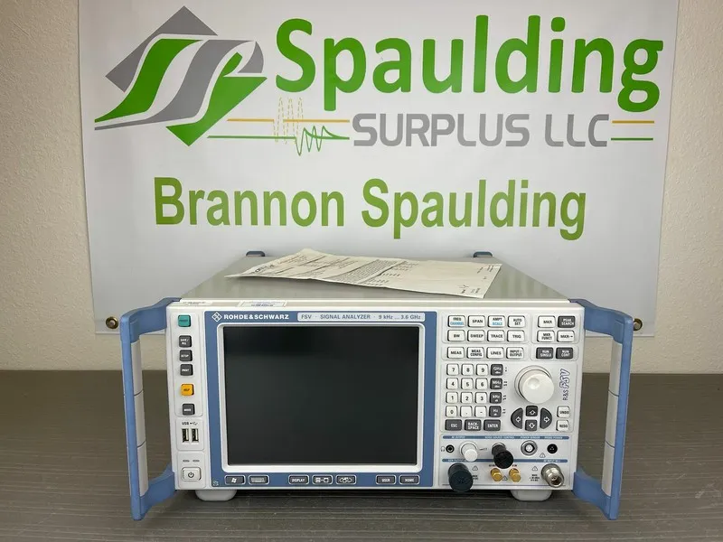 Анализатор Rohde & Schwarz FSV3, Signal Analyzer, 10Hz-3.6GHz, OPT: B25, B29, K1