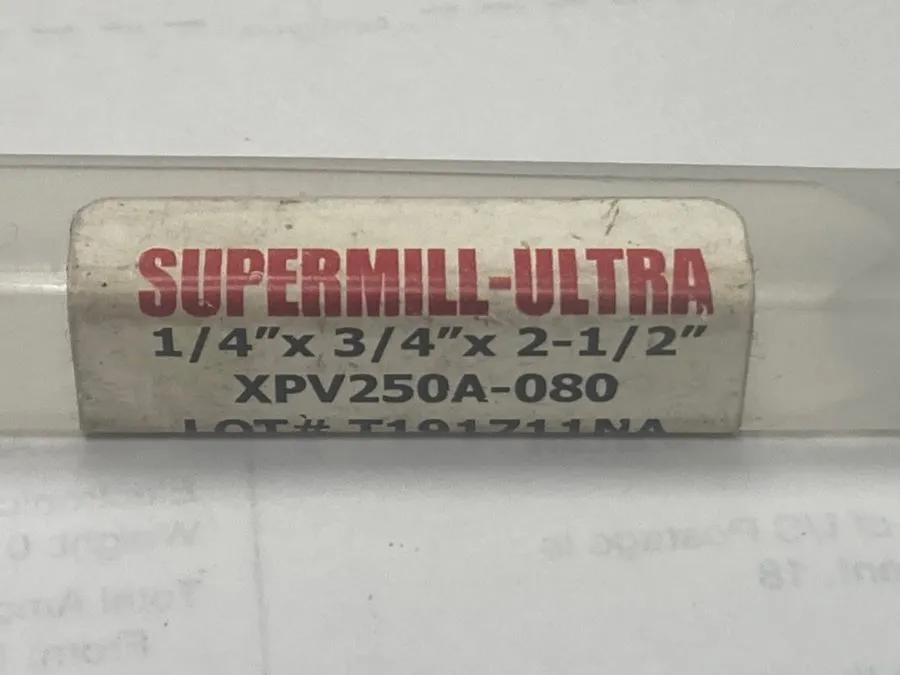 Режущий инструмент Supermill XPV250A-080 Solid Carbide End Mill, 1/4 x 3/4 x 2-1