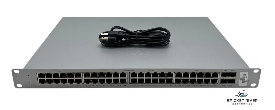 Коммутатор Cisco Meraki MS120-48LP 48-Port GbE PoE+ Switch 370W 4x 1G SFP