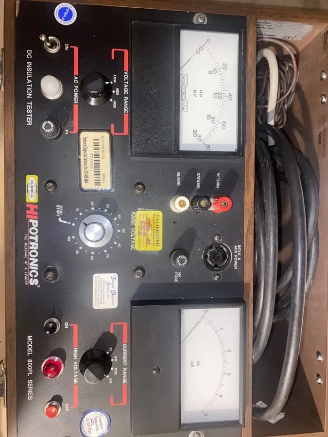 Тестер Hipotronics Hipot Tester 800PL Series 880PL-10MA-A DS11-1244 — фото лота 1