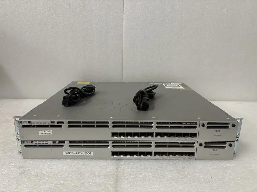 Коммутатор Cisco WS-C3850-12XS-E 12 Port 10/100/1000 Switch 1/10g SFP