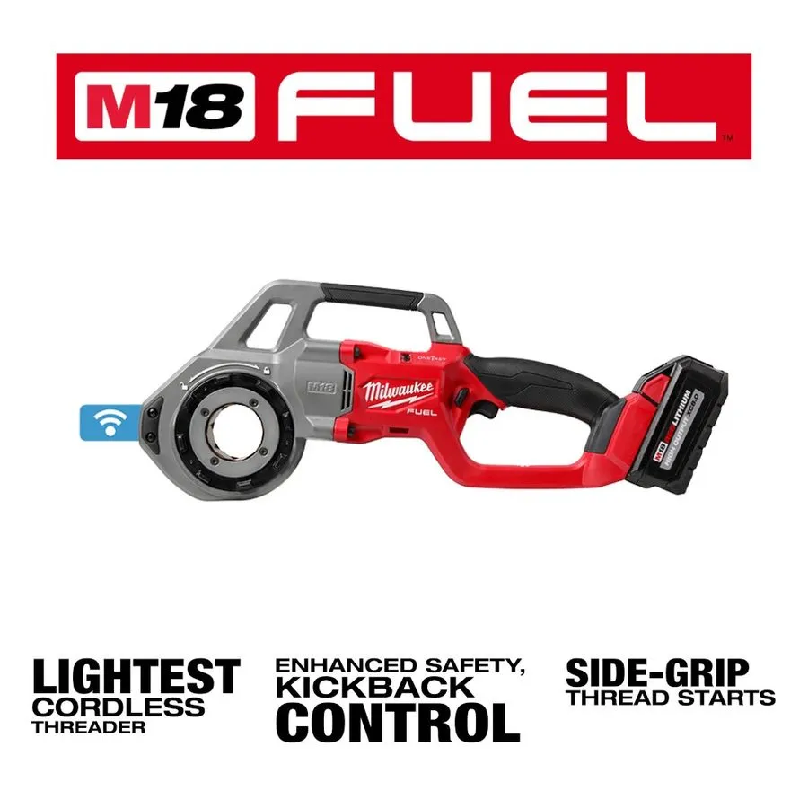 Режущий инструмент Milwaukee 2870-22 Cordless Pipe Threader Kit Red (New, Comple — фото лота 2