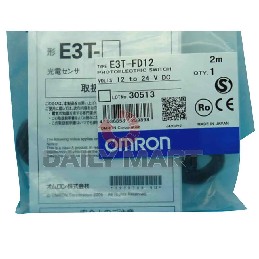 Фотоэлектрический датчик Omron E3T-FD12 Photoelectric Switch Sensor One