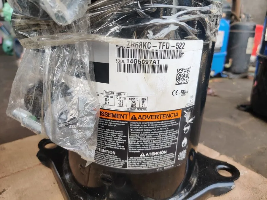 Компрессор ZR68KC-TFD-522 COPELAND SCROLL COMPRESSOR — фото лота 2