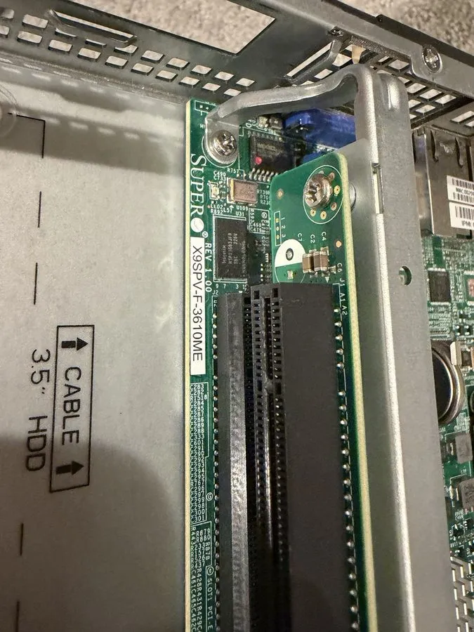 Материнская плата Supermicro X9SPV-F-3610ME Rack Mount Server Intel i5 2.7 GHz 1 — фото лота 1