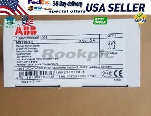 Автоматический выключатель ABB MS116-1.0 (0.63-1.0A) Motor Protection Circuit Br