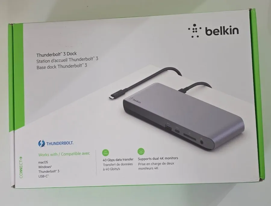 Док-станция Belkin Thunderbolt 3 Dock Pro USB-C F4U097TT