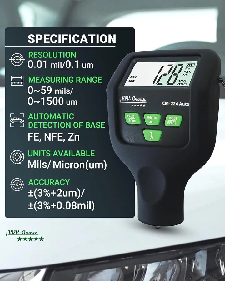 Толщиномер Paint Thickness Gauge CM-224 Auto Digital Coating Thickness Meter