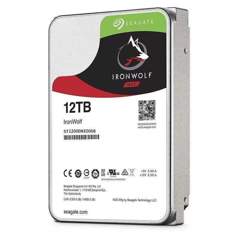Жёсткий диск Seagate IronWolf Pro 12TB 7200RPM SATA 6Gb/s 3.5" NAS HDD ST12000NE