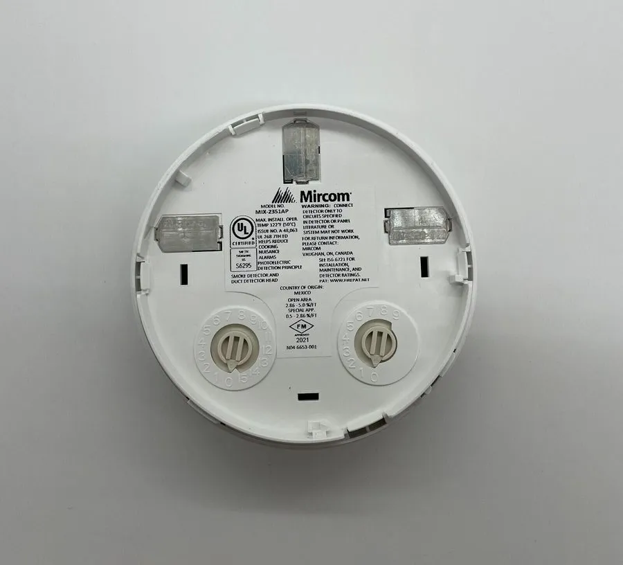 Оборудование пожарной сигнализации Mircom MIX-2351AP Addressable Smoke Detector