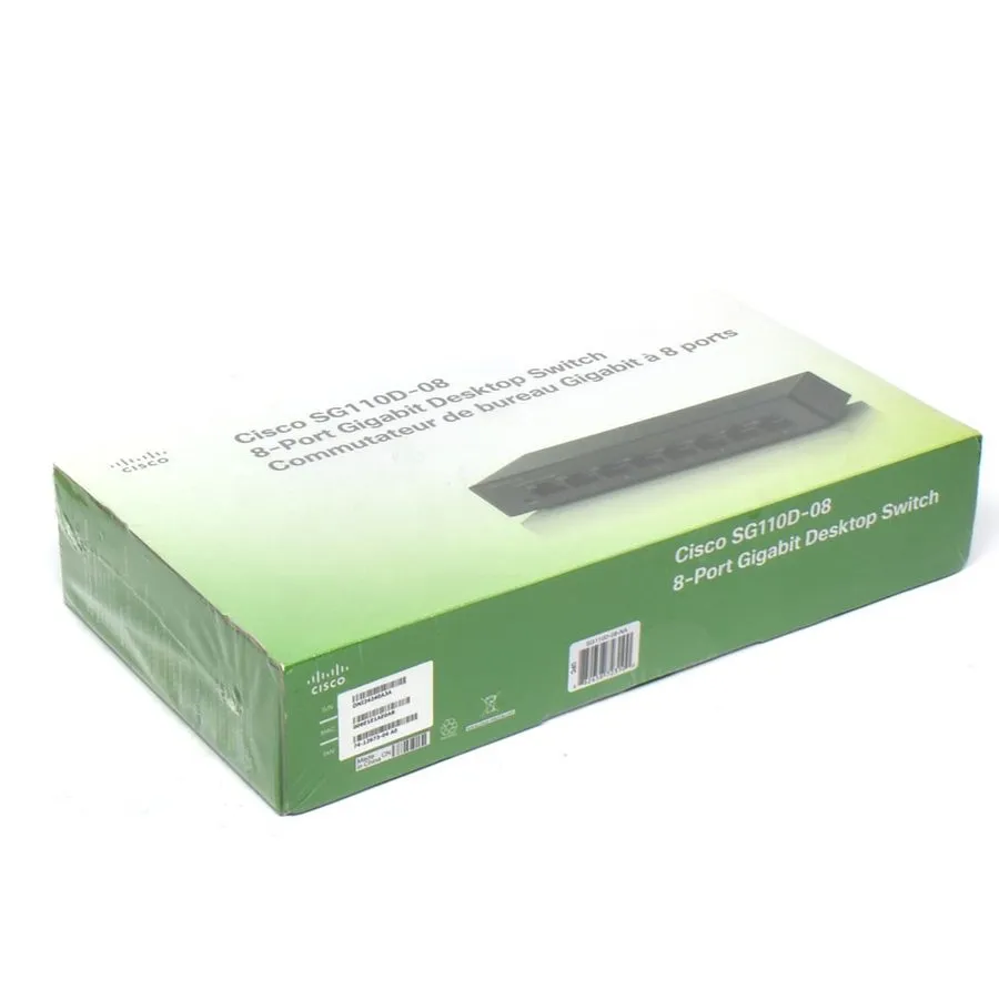 Коммутатор Cisco 8-Port Gigbit Desktop Switch With Power Cord SG110d-08