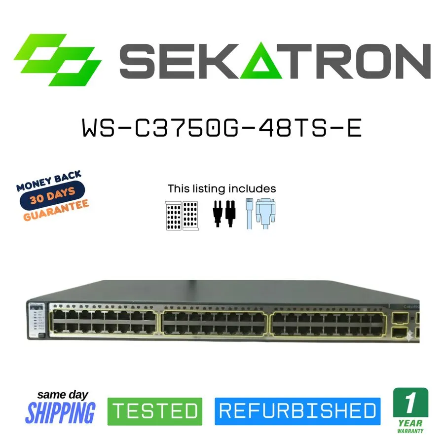 Коммутатор Cisco Catalyst 3750G WS-C3750G-48TS-E Enhanced 48-Port Switch