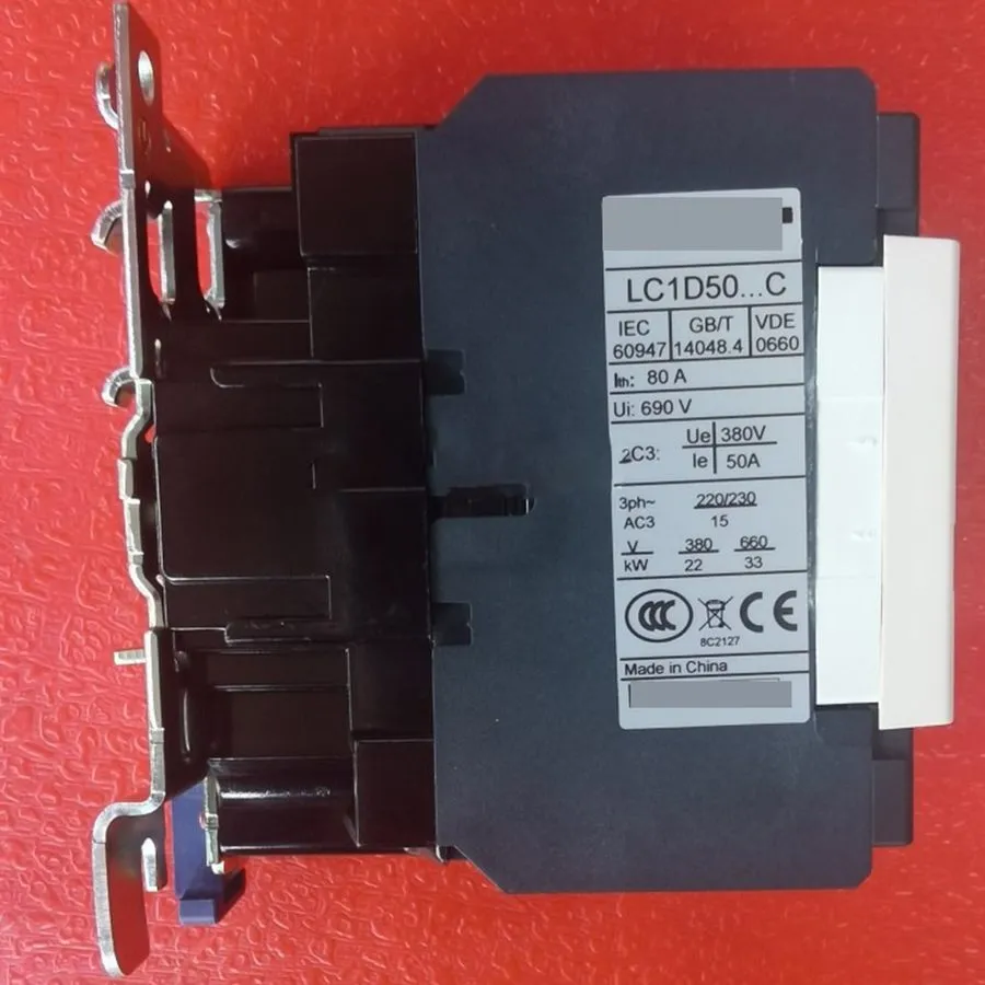Контактор Schneider TeSys D Contactor LC1D50B7C Coil AC24V 50A