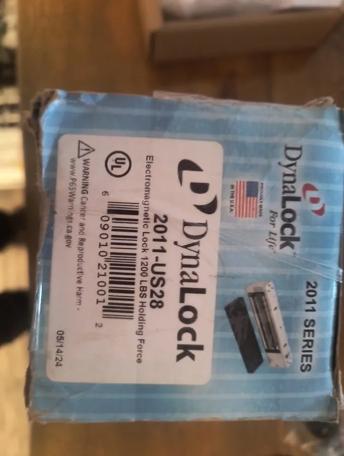 Оборудование видеонаблюдения DynaLock 2011-US28-DSM Electromagnetic Lock 1200lbs — фото лота 1