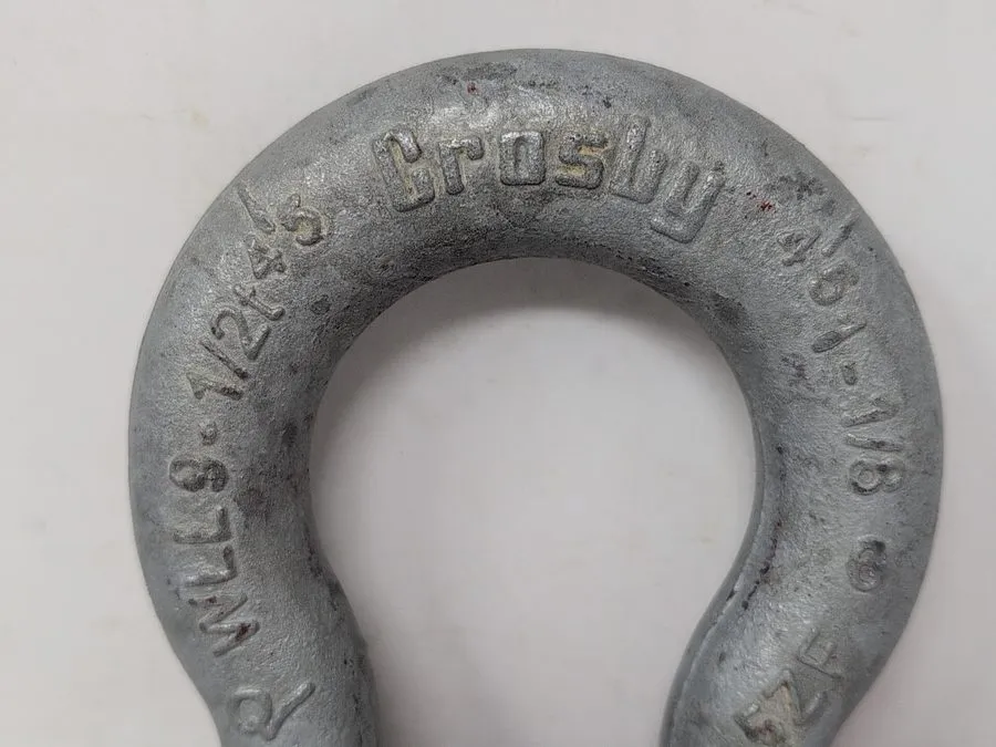 Такелажная скоба Crosby 1-1/8 in. Screw Pin Anchor Shackle 9-1/2 Ton 1018552 G-2