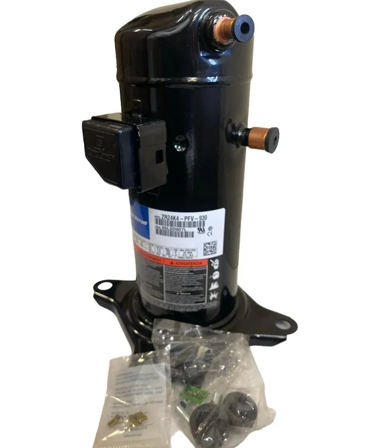 Компрессор Copeland 2 Ton Scroll Compressor ZR24K4-PFV-930 208/230 Volts 1PH R-2 — фото лота 2