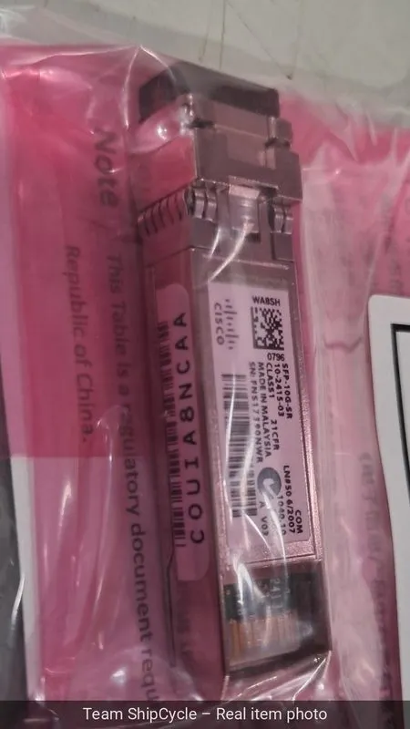 Трансивер U85711 Sealed Cisco SFP10GSRSFP10GSRS 10G SFP Transceiver Module 850nm — фото лота 2