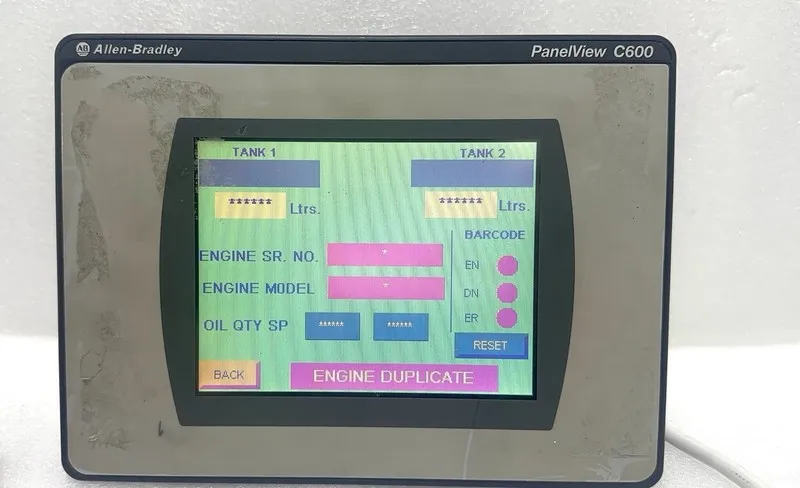 Панель оператора ALLEN BRADLEY 2711C-T6C SER:C REV:A PANELVIEW C600 OPERATOR INT