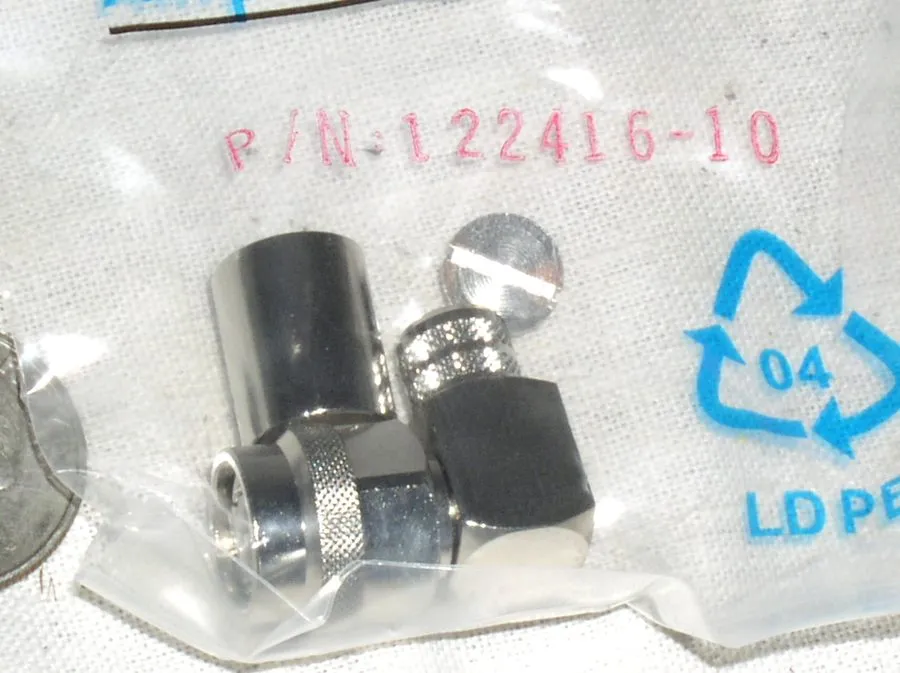 Разъём Amphenol 82-6136 N Straight Plug Crimp Contact LMR-400 & TWB-4001 RF Conn