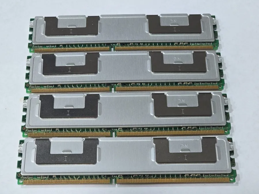 Модуль памяти Samsung 1GB DDR2-667 PC2-5300F 2Rx8 ECC FBDIMM M395T2953EZ4-CE66 — фото лота 1