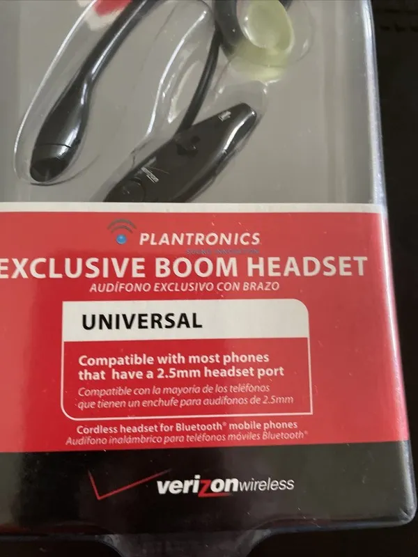VoIP-шлюз Verizon Plantronics Exclusive Boom Headset Model MX250MCAE 2.5mm Port