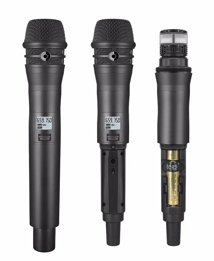 Радиосистема UHF Long Range Wireless Vocal Microphone System для Shure AD2/KSM8  — фото лота 2