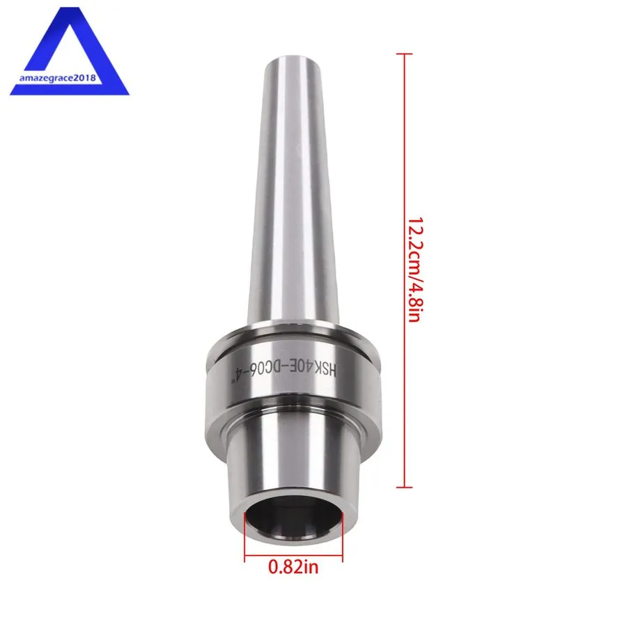 Режущий инструмент HSK40E-DC06-4 Inch Slim Collet Chuck 3 Collets 1/8 3/16 1/4 H — фото лота 1