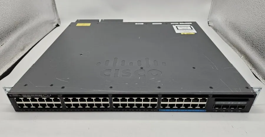 Коммутатор Cisco Catalyst WS-C3650-12X48UQ-E L3 Switch 48 Port Multi-Gig Switch — фото лота 1