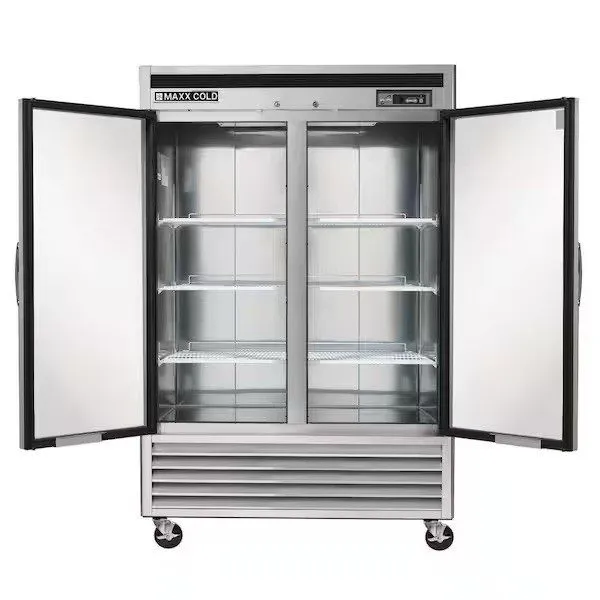 Холодильный шкаф 54" Maxx Cold MCR-49FDHC Stainless Two Section Reach In Refrige