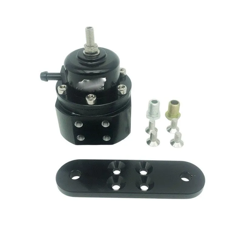 Трубопроводная арматура AEM Universal Black Anodized Adjustable Fuel Pressure Re — фото лота 1