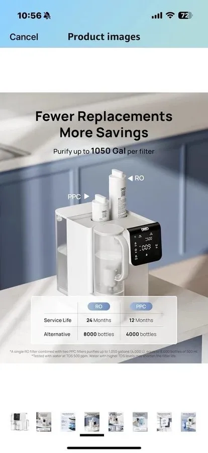 Насос WATER WQA CERTIFIED 7-STAGE REVERSE OSMOSIS DRINKING WATER FILTER SYSTEM A — фото лота 1