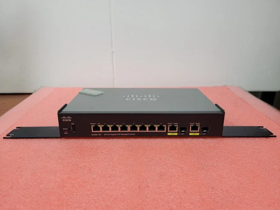 Коммутатор Cisco Systems SG350-10P / 10-Port Gigabit PoE Managed Switch
