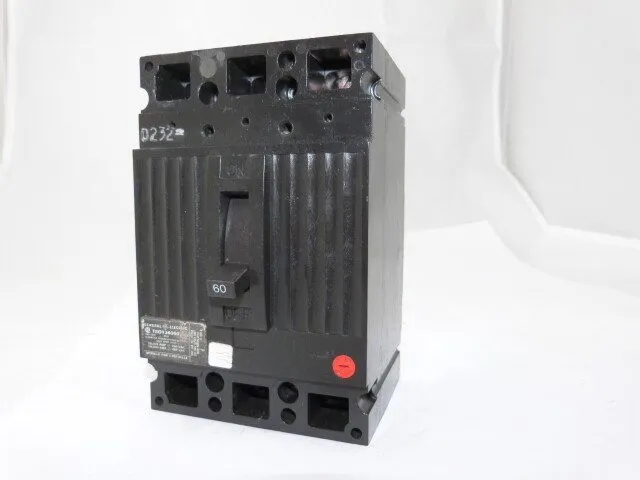 Автоматический выключатель GE TED134060 Circuit Breaker 60A 3P 480V 3PH TED 60 A