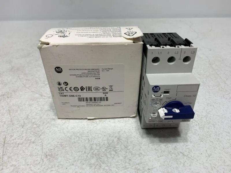 Автоматический выключатель Allen Bradley 140MT-D9E-C10 Motor Protection Circuit 