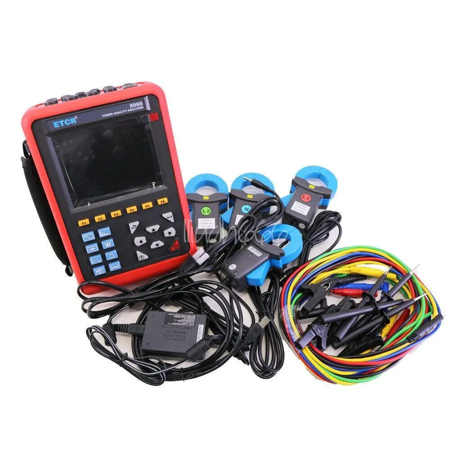 Анализатор ETCR5000+040B Multi-functional Power Quality Analyzer 3 Phase Power A