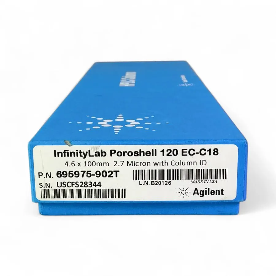 Хроматографическая колонка Agilent 695975-902T Poroshell 120 EC-C18, 4.6 x 100 m