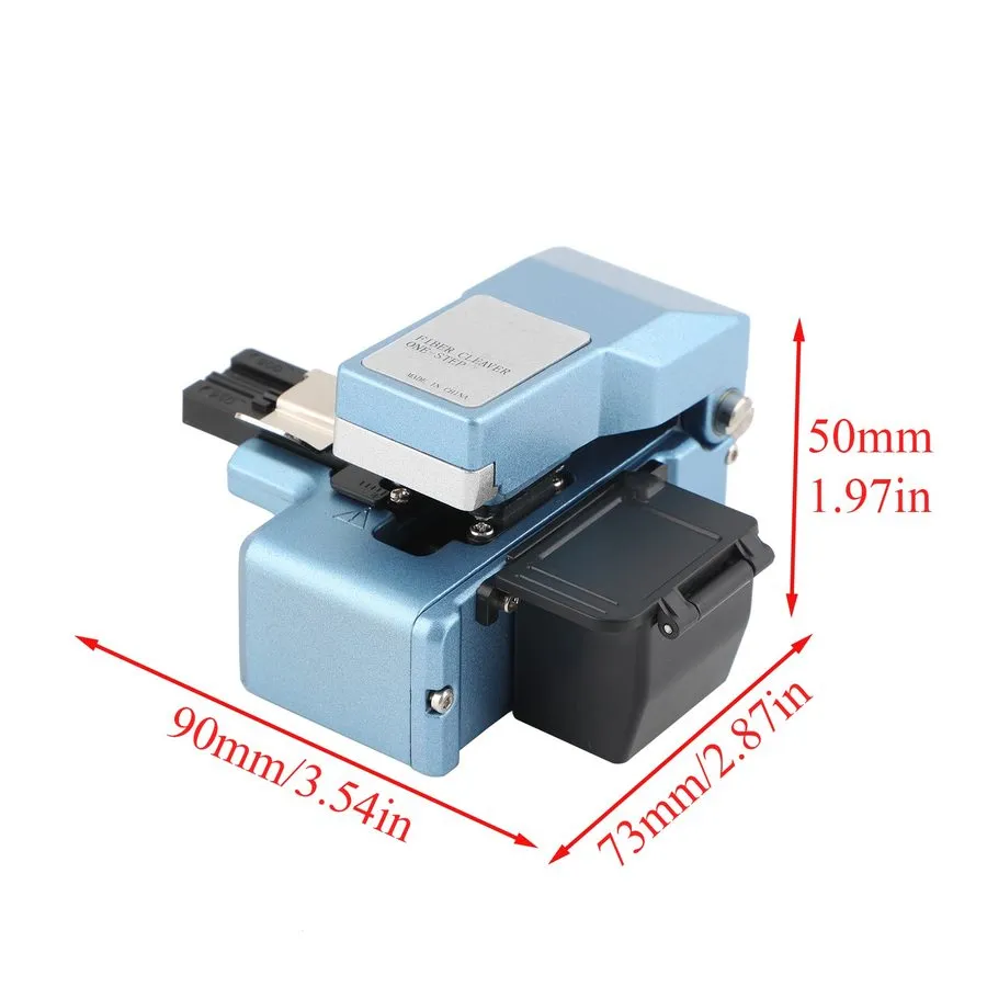 Скалыватель High‑Precision FTTH Fiber Optic Cleaver Kit 0.25/0.9/3.0mm+Waste Col