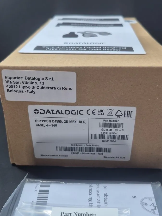 Сканер штрих-кода Datalogic 1D 2D Gryphon GD4590-BK-B Handheld USB Barcode Scann — фото лота 2
