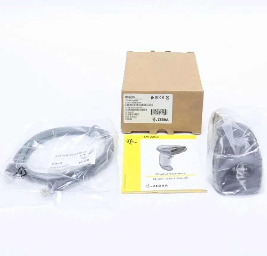 Сканер штрих-кода Motorola Zebra Symbol Barcode Scanner DS2208-SR00007ZZWW w/ St