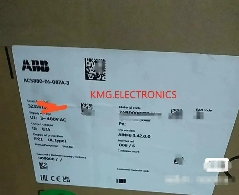 Частотный преобразователь ABB ACS880-01-087A-3