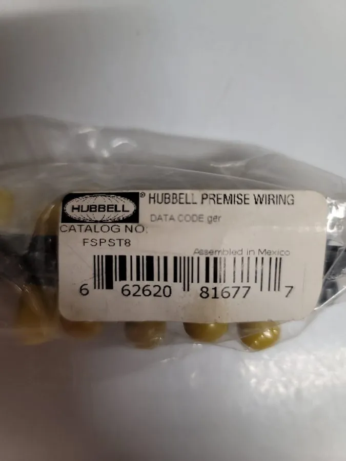 Оптический модуль HUBBELL FSPST8 OPTICHANNEL FIBER OPTIC ADAPTER PANEL, 8 FIBER, — фото лота 1