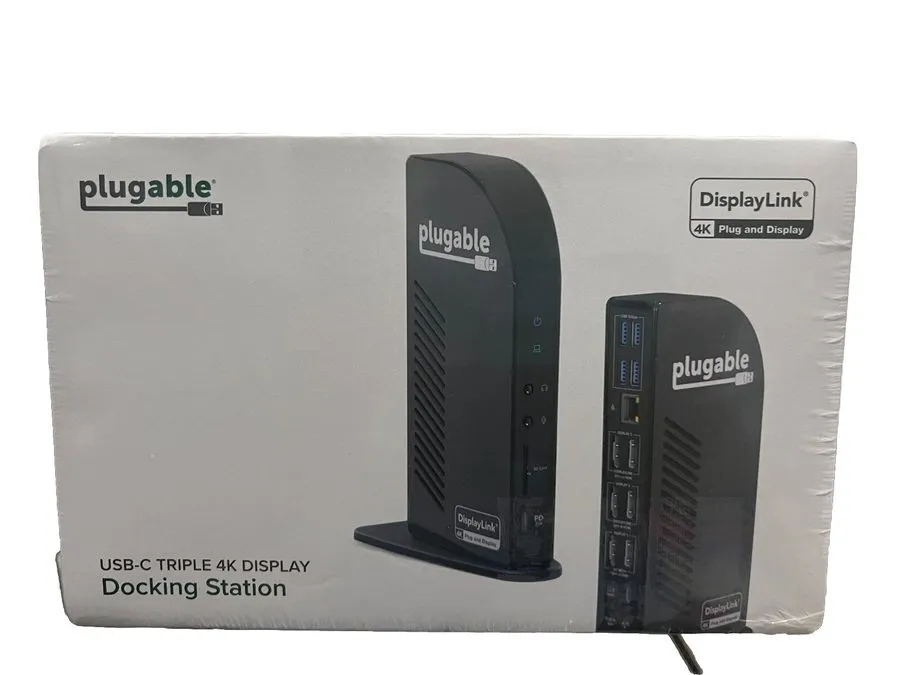 Док-станция Plugable UDULTC4K USB-C 4K Triple Display Docking Station